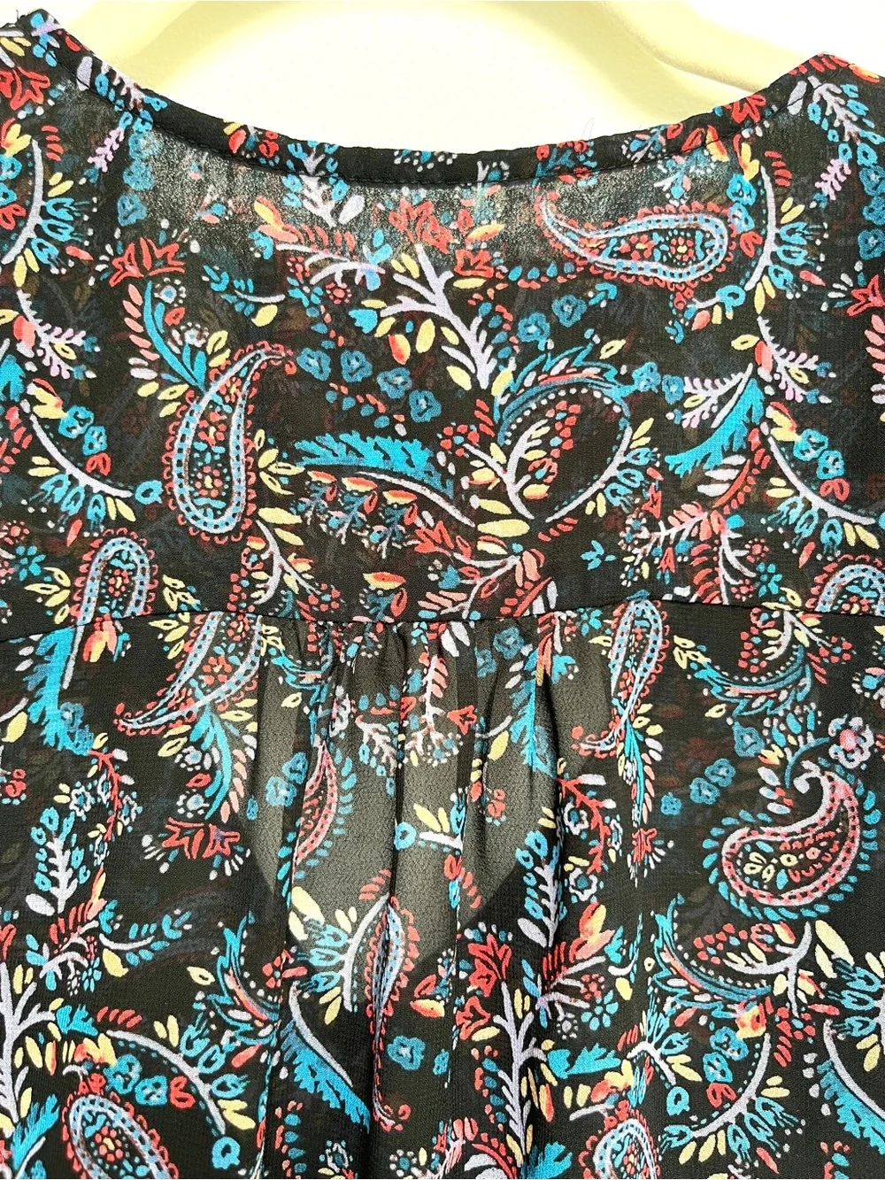 Anthropologie, Vanessa Virginia, Daytripper mini dress. Paisley pattern size M - Picture 14 of 15